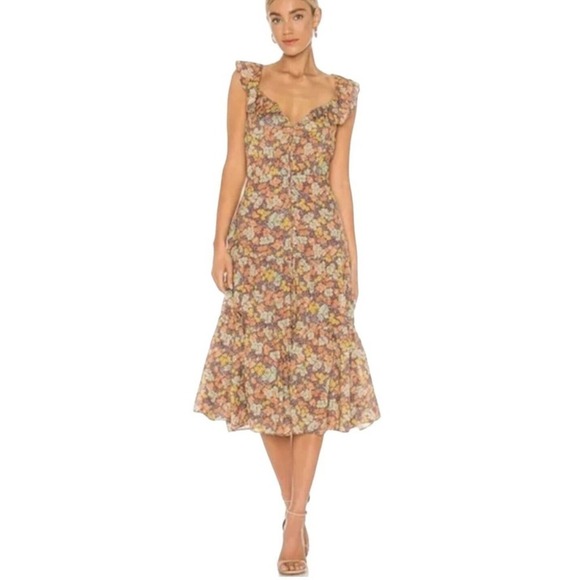 Veronica Beard Malgosia Knee Length Dress Womens Size 4 $495 Retro 40s Altered? - Picture 9 of 16